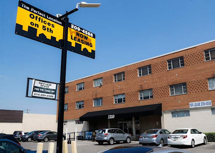 The former site of the off-campus clinic run by Strauss in Columbus.